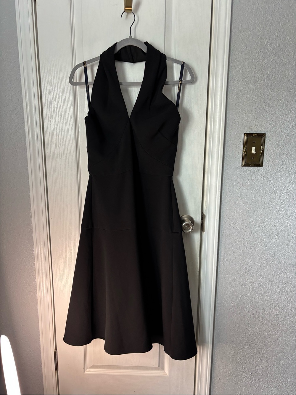 Shoshanna Black Fit-and-Flare Dress